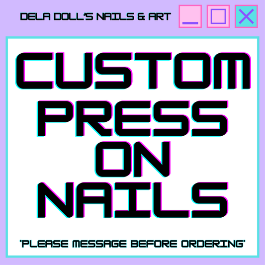 Order Custom Press-On Nails - Reusable, High Quality, Handmade