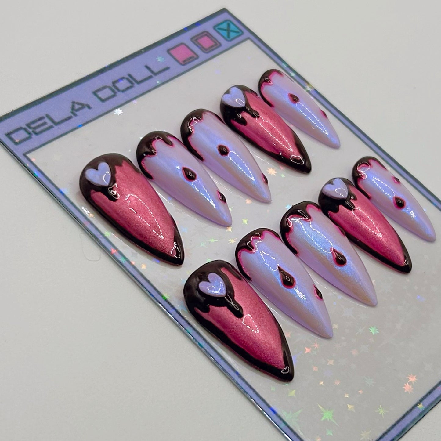 Candied Chrome | Press-On Nail Set