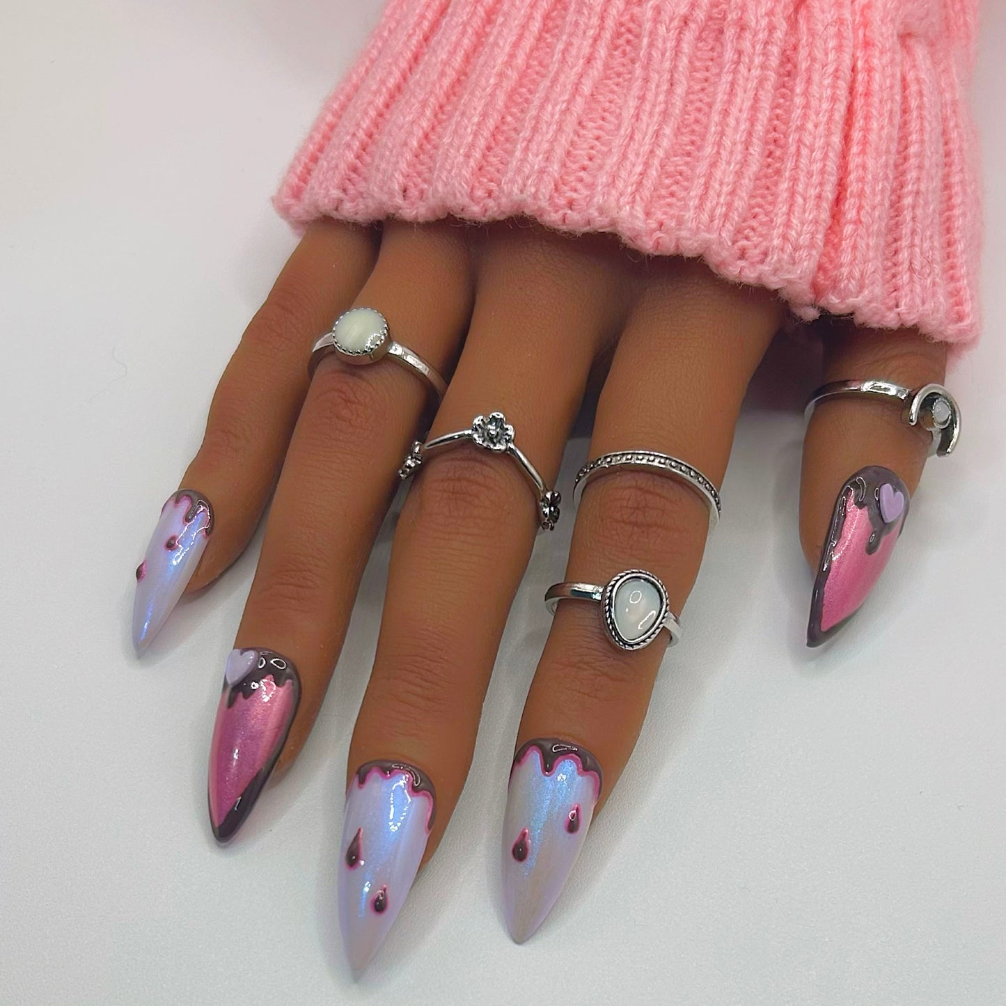 Candied Chrome | Press-On Nail Set