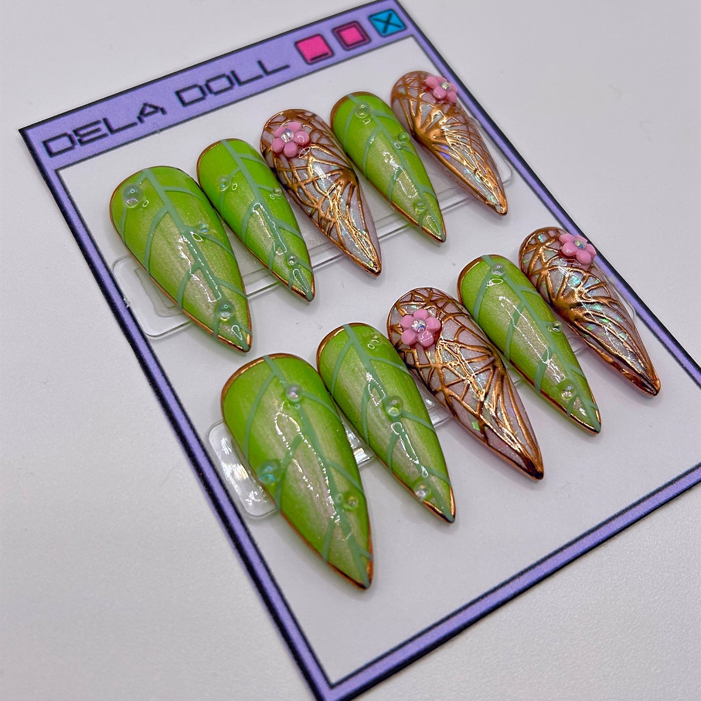 Dazzling Lacewing | Fairycore Press-On Nail Set